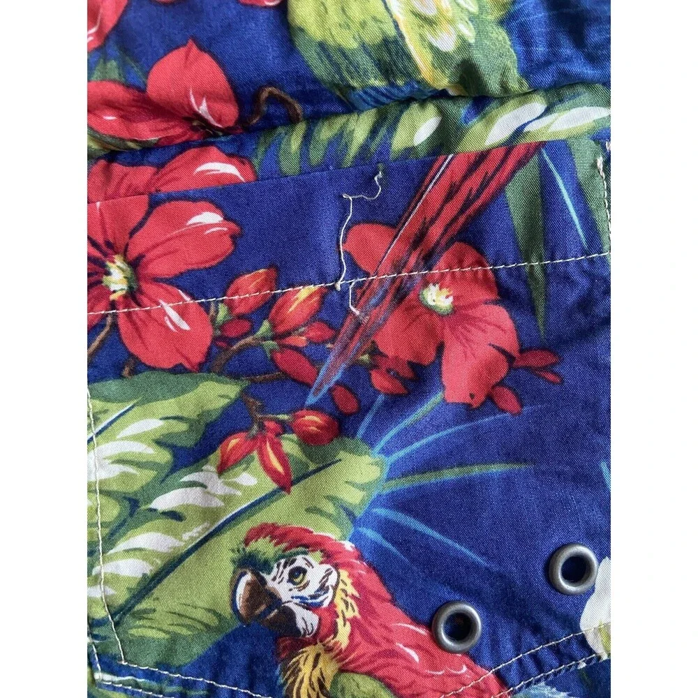 Polo Ralph Lauren Mens 7-1/4-Inch Classic-Fit Swim Trunks Size 38 Parrot Tropics
